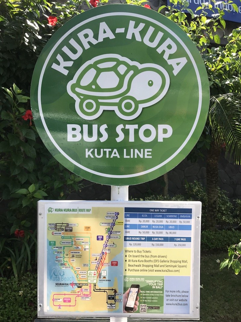 image - kura kura bus stop sign