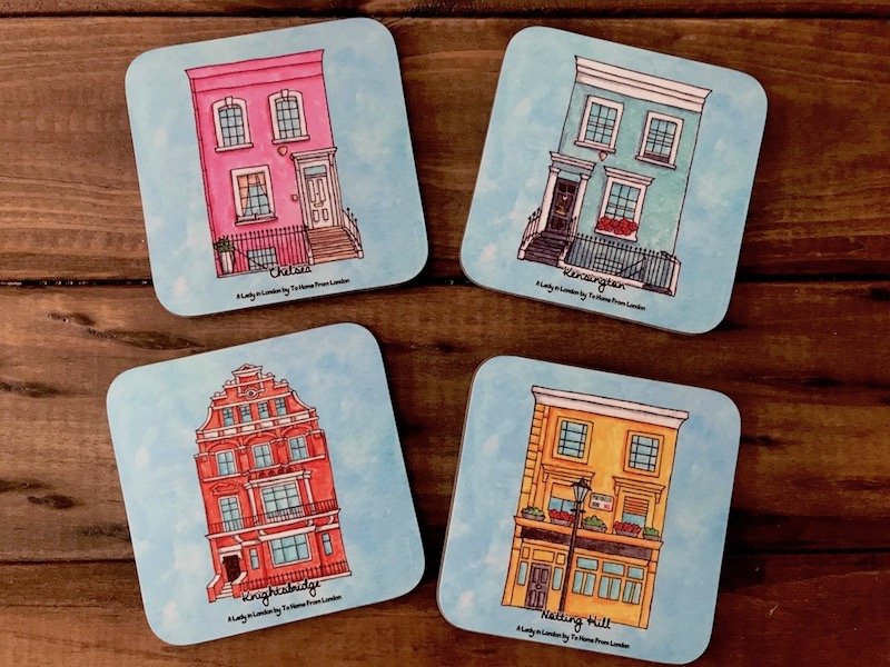 image - london souvenirs coasters by to london from home