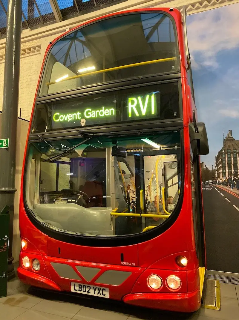 image - london transport museum covent garden bus