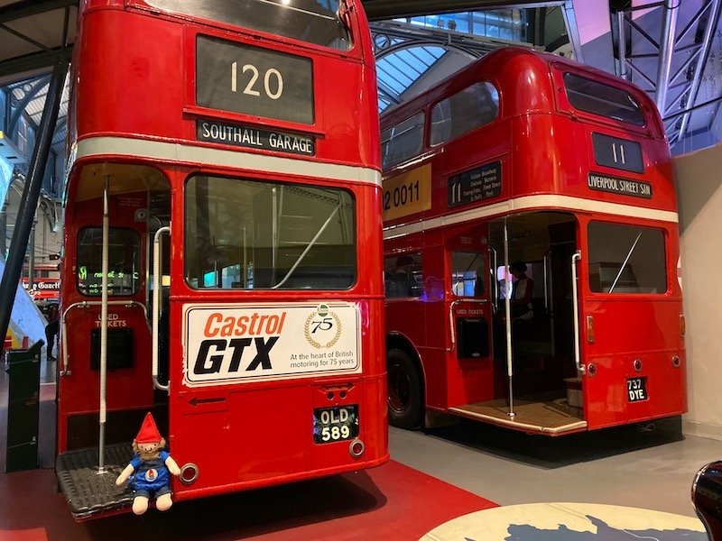 image - london transport museum covent garden red buses