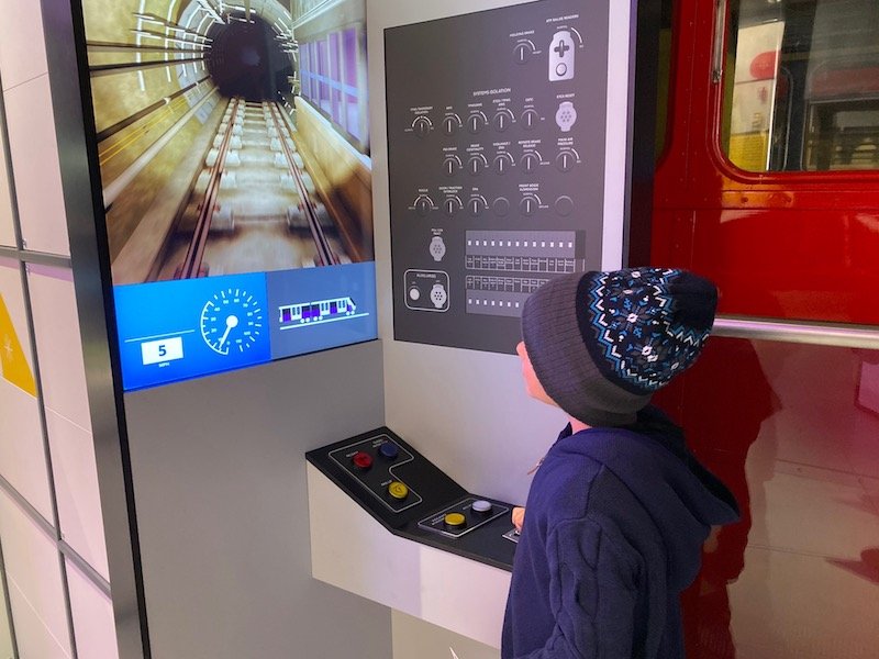 image - london transport museum covent garden tunnel game