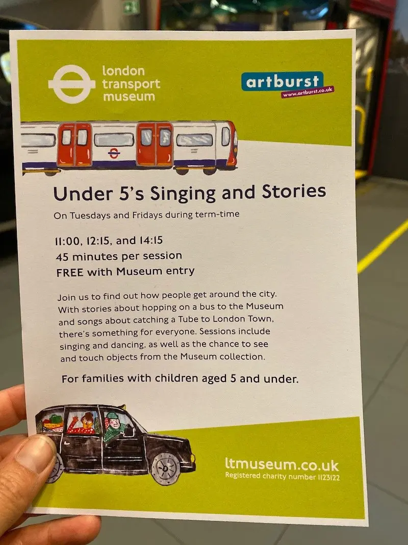 image - london transport museum events at covent garden