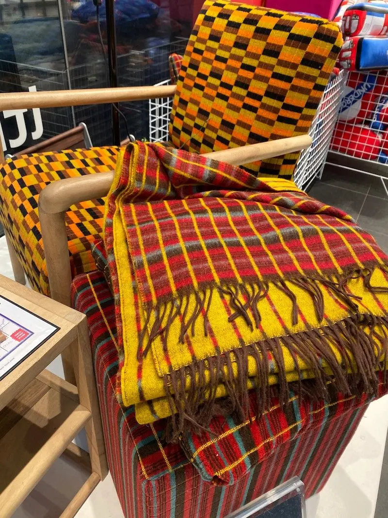 image - london transport museum shop moquette chairs and rugs