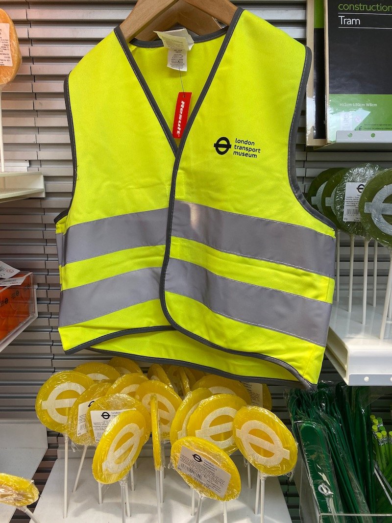 image - london transport museum shop transport safety vest