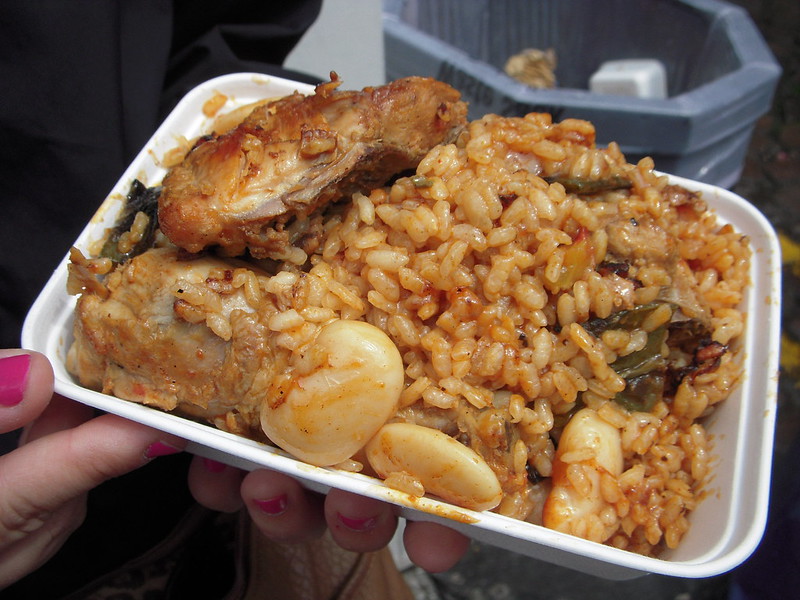 image - paella on portobello road market london by an mai