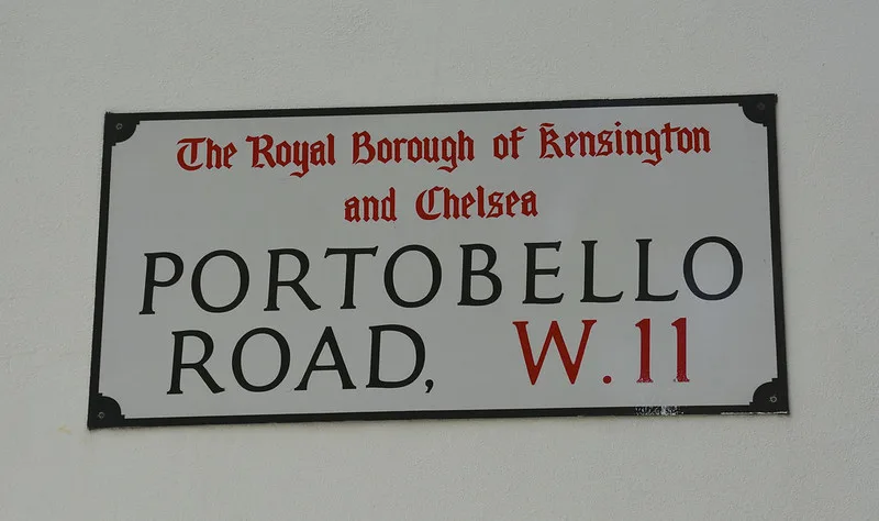 image - portobello road sign london by martin pettitt 