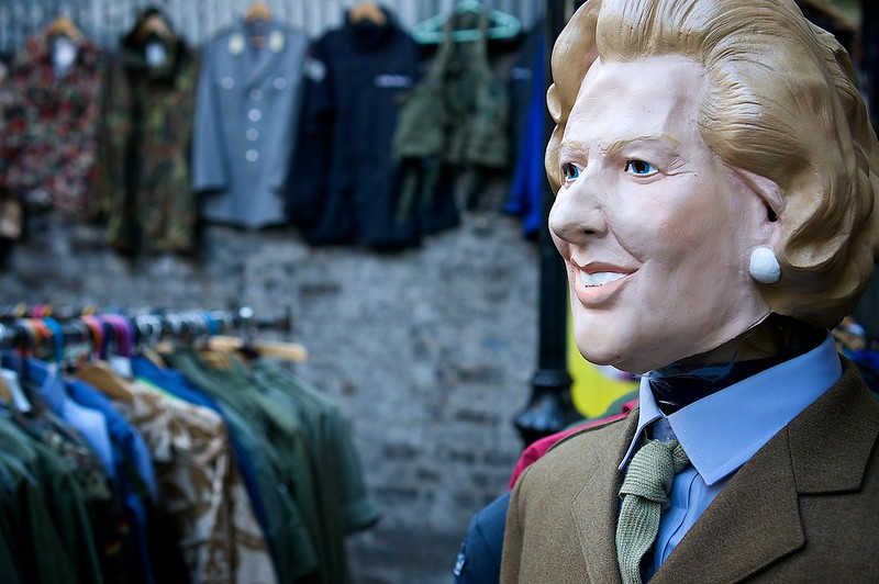 image - vintage fashion on portobello road market by paul hudson