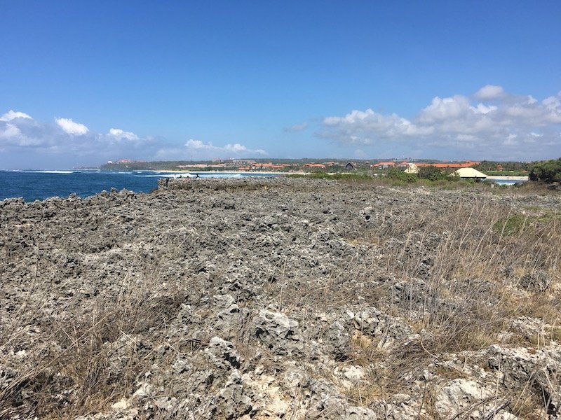 image - water blow Nusa Dua_volcanic rock landscape