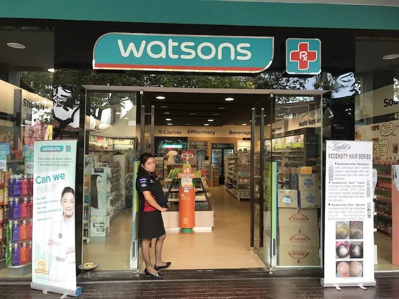 image - watsons chemist seminyak