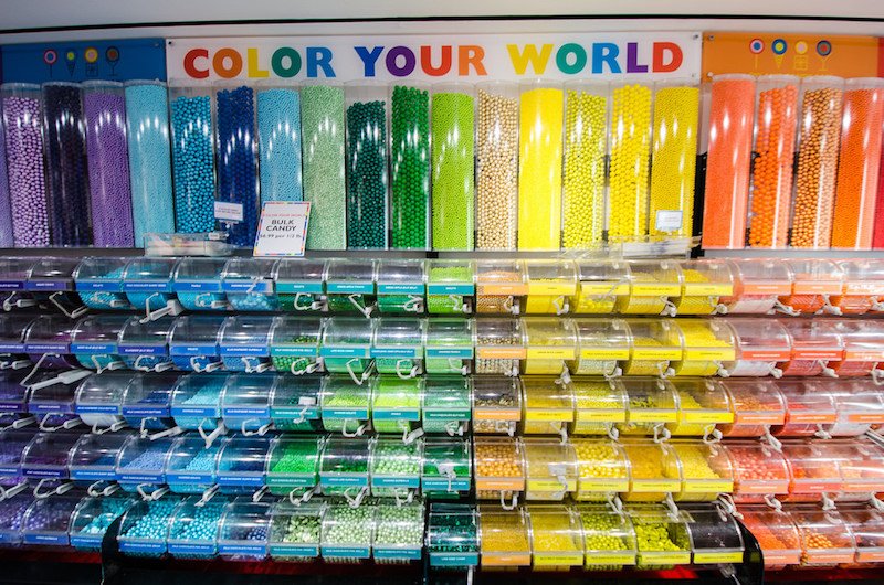 image - Dylan's Candy Store New York color your world