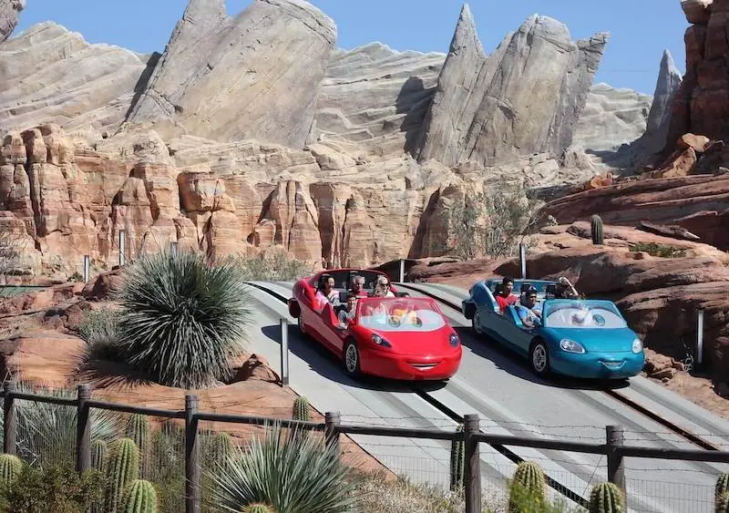 image - california adventure land disney cars radiator springs ride