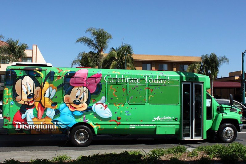 image - disney ART shuttle bus disneyland LA by prayitno