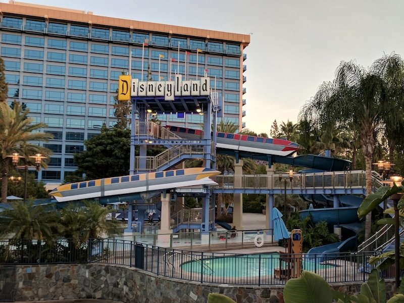 image - disneyland hotel slides