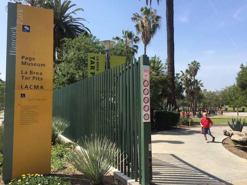 image - la brea tar pits los angeles sign 800