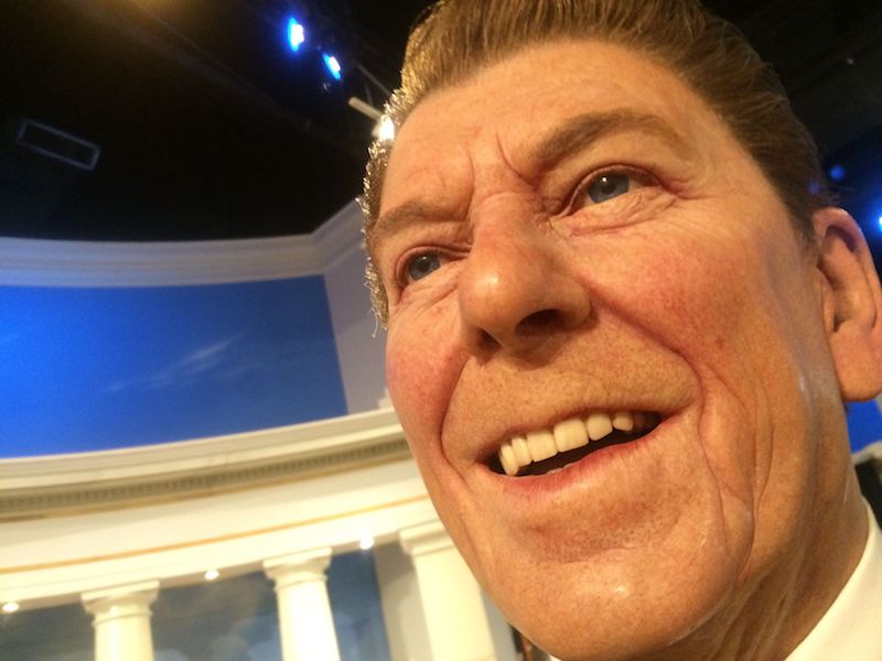 image - madame tussauds new york with kids ronald regan