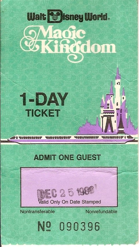 image - magic kingdom 1 day ticket disney world by joel