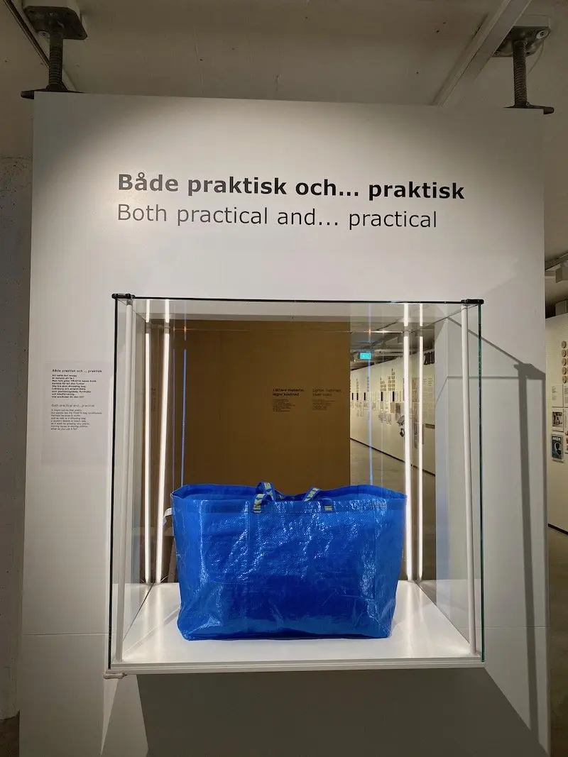 image - ikea frakta bag blue shopper