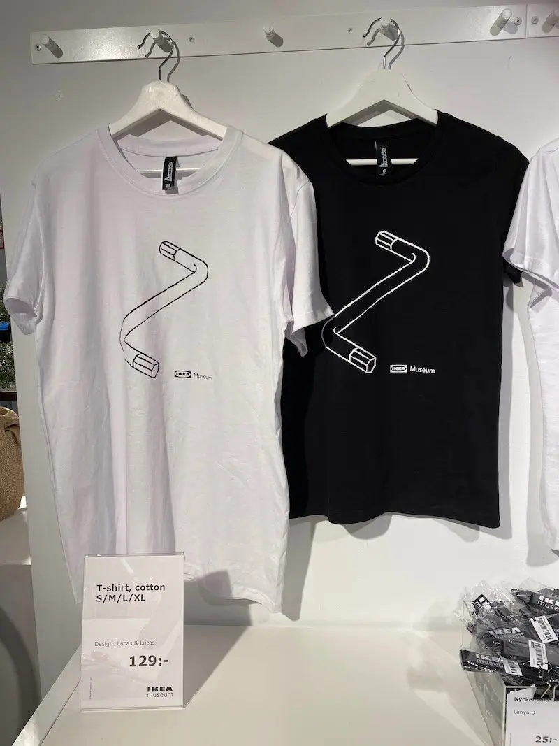 image - ikea museum shop allen key tshirts