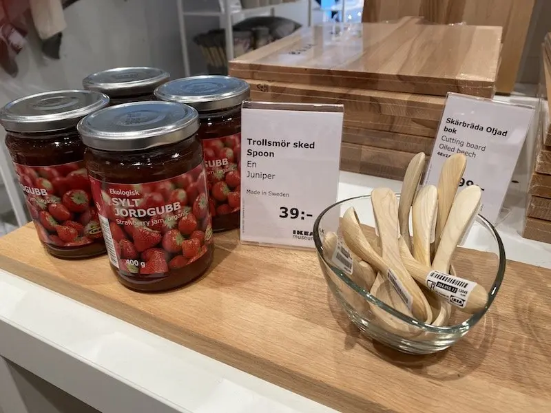 image - ikea museum shop lingonberry jam