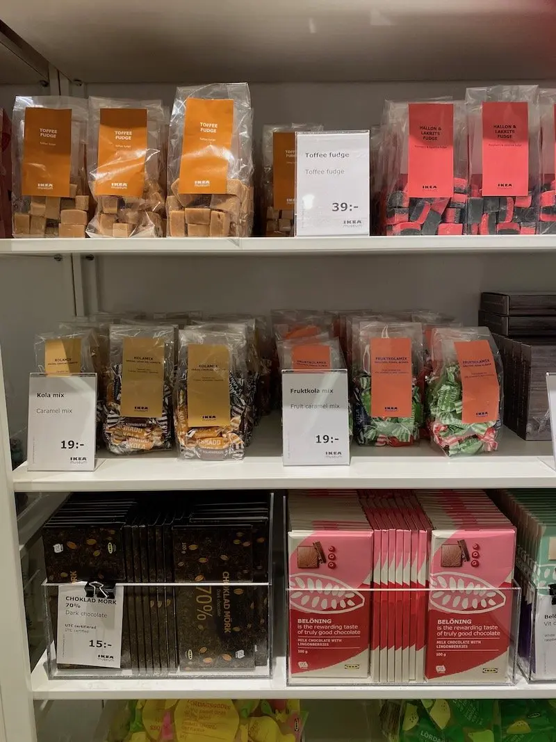 image - ikea museum shop swedish chocolate