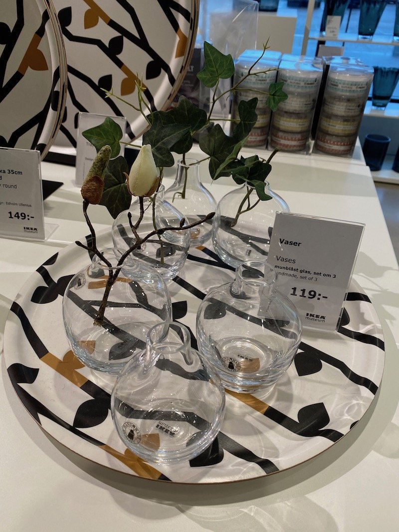 image - ikea museum shop vases