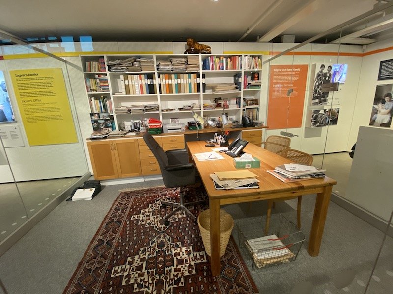 image - ingvar kamprad office ikea founder