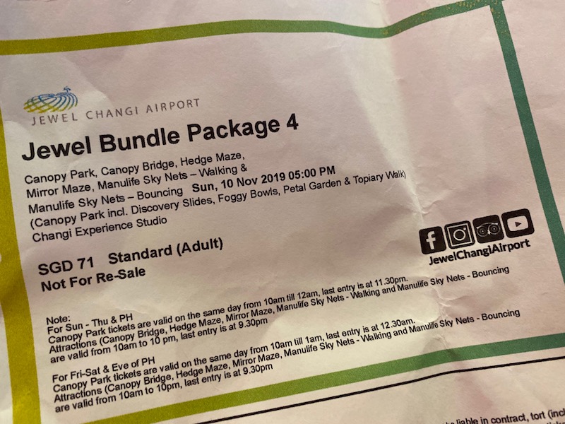 image - jewel changi tickets