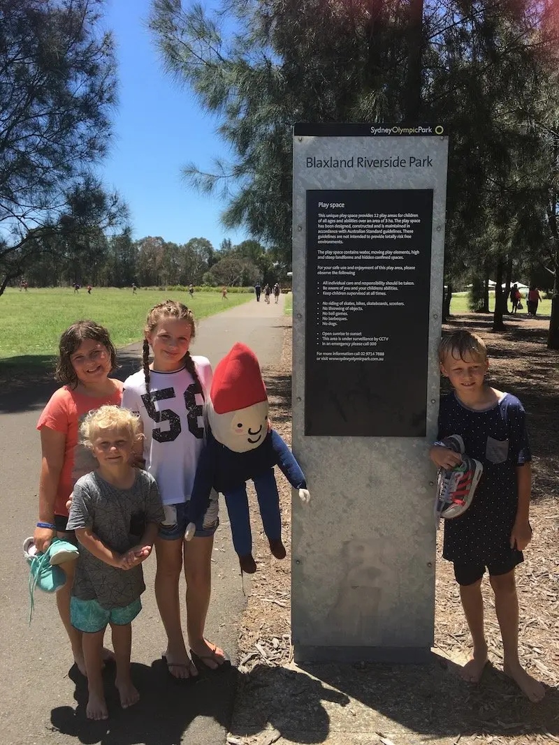 image - blaxland riverside park entrance sign