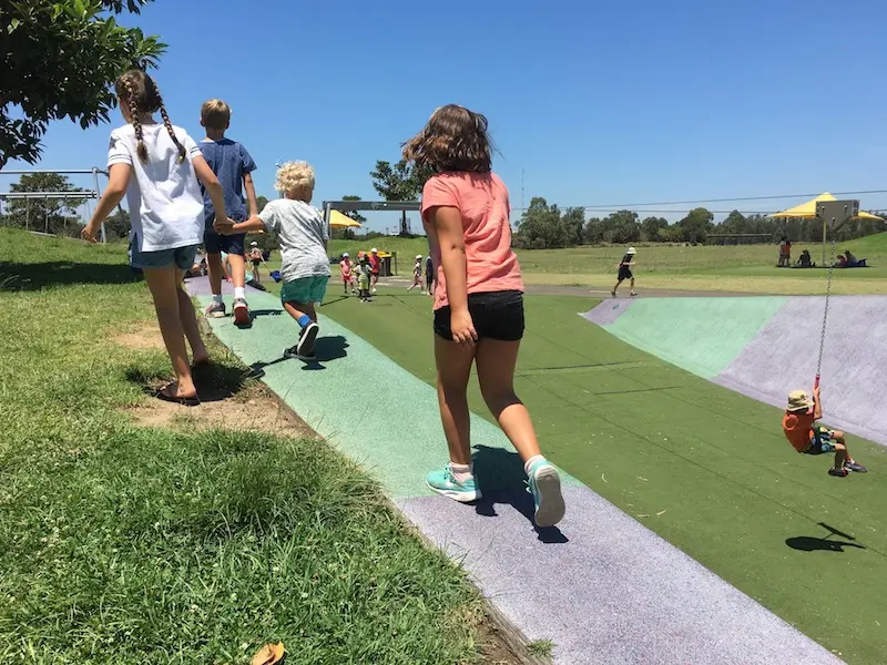 blaxland park landscape