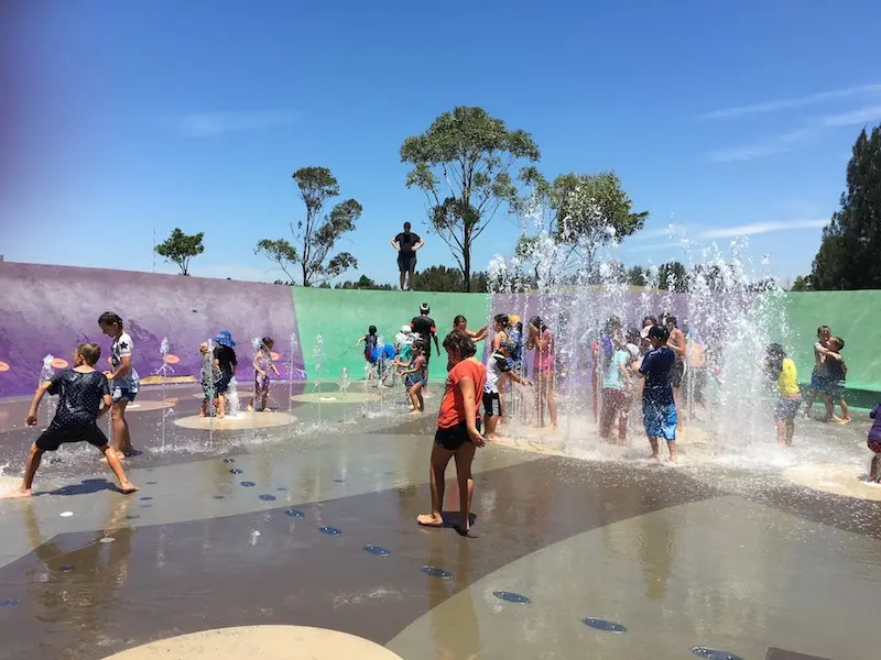blaxland riverside park water play