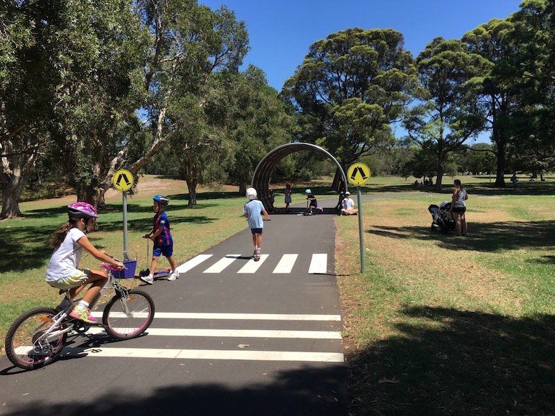 image - centennial park playground bike track