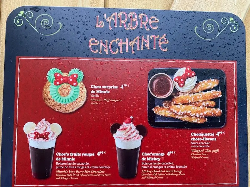 image - disneyland paris christmas food treats