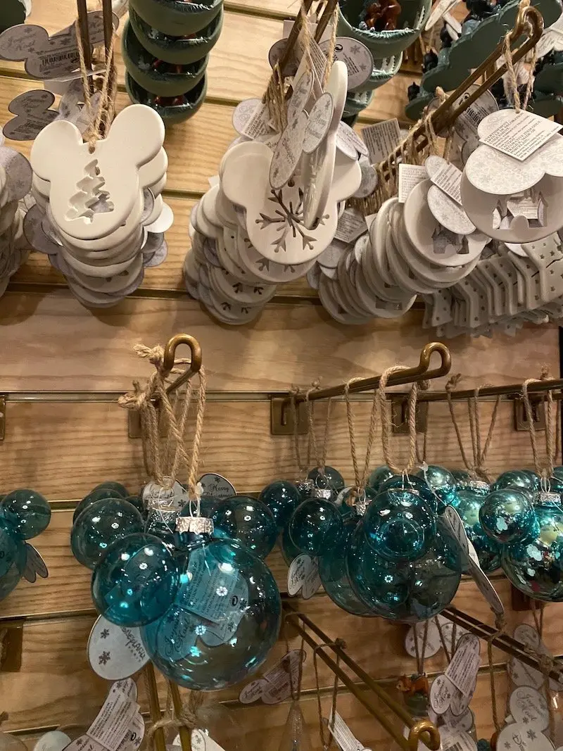 image - disneyland paris christmas mickey ears ornaments