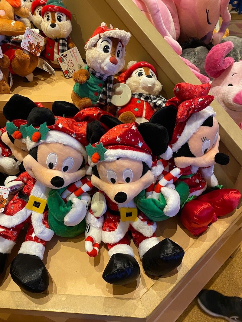 image - disneyland paris christmas mickey mouse dolls