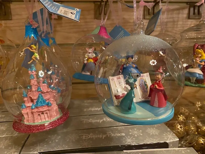 image - disneyland paris christmas ornaments duo