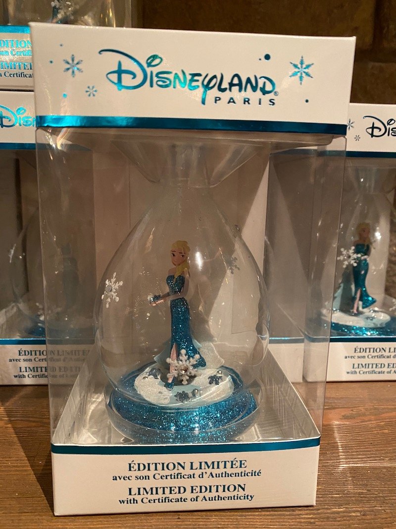 image - disneyland paris christmas shop elsa limited edition bauble