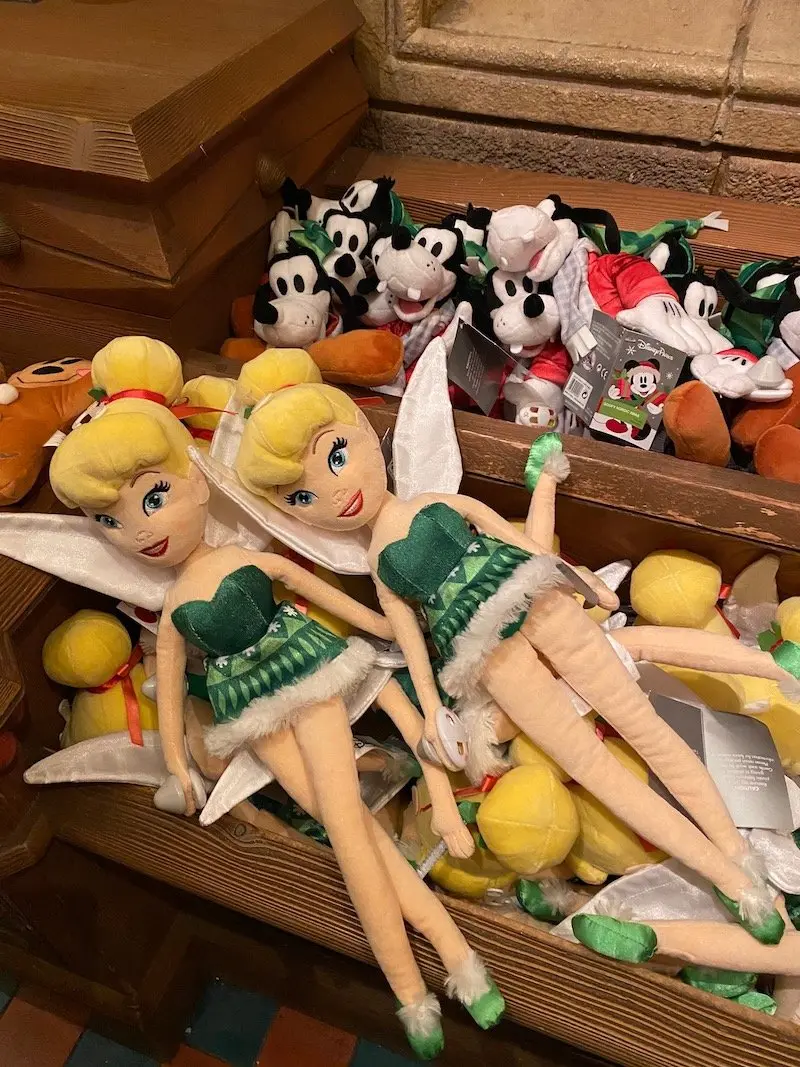 image - disneyland paris christmas shop tinkerbell dolls