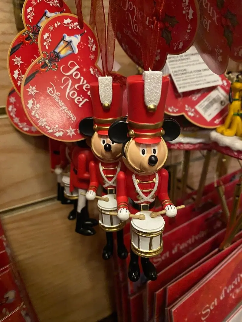 image - disneyland paris christmas soldiers mickey ornament