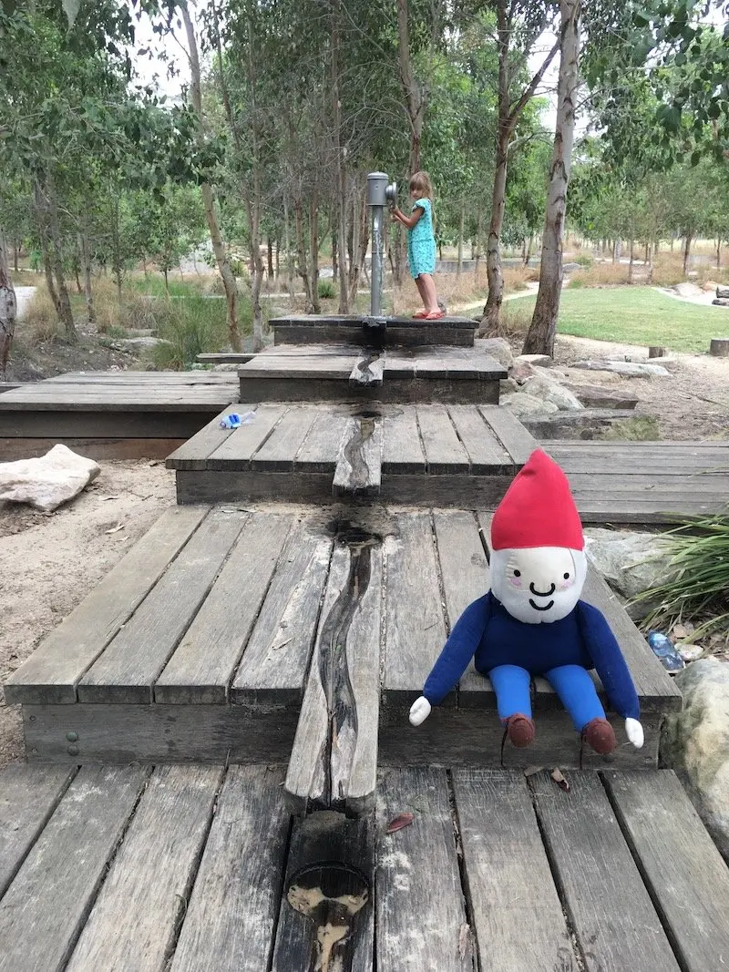 image - lizard log playground sydney water run