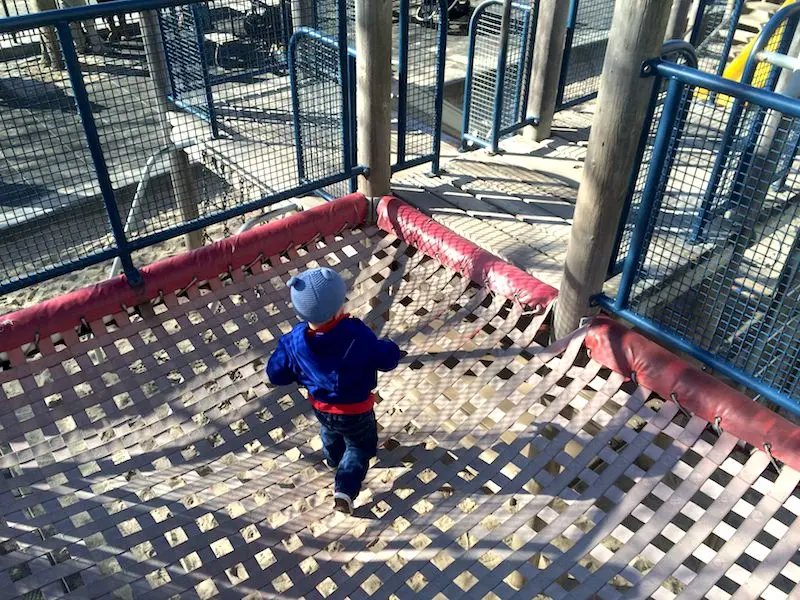 image - rockefeller park playground web netting with jack 800