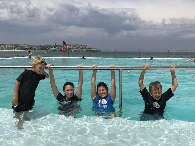 image - swimming at bondi icebergs sydney