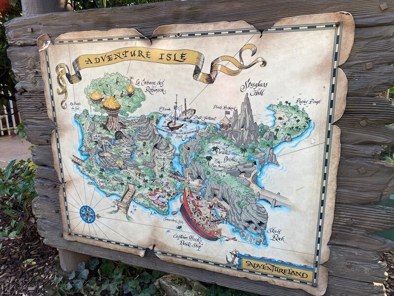 image - adventure isle disneyland paris map