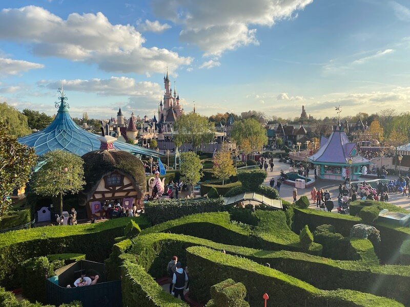 image -disneyland paris view from maze