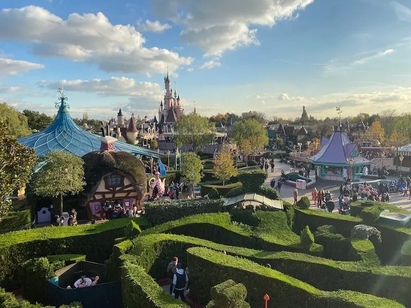 image -disneyland paris view from maze