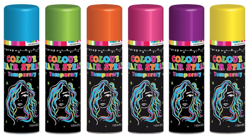 image - colored hair spray