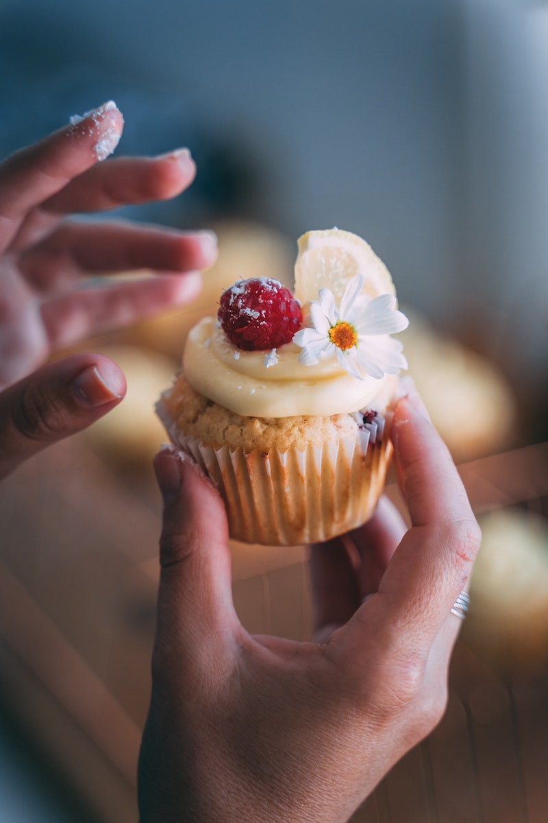 image - cupcake with edible flowers by pexels-taryn-elliott