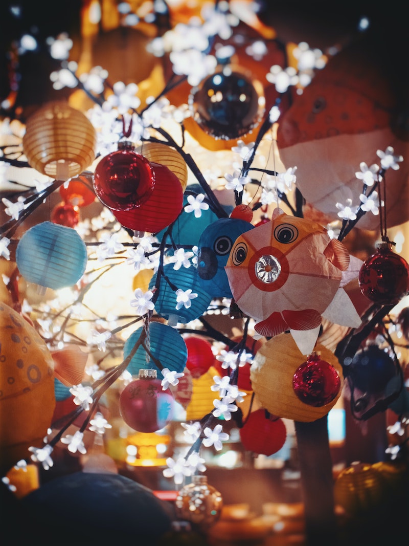 image - paper lanterns for trampoline sleepover night by daniel-von-appen