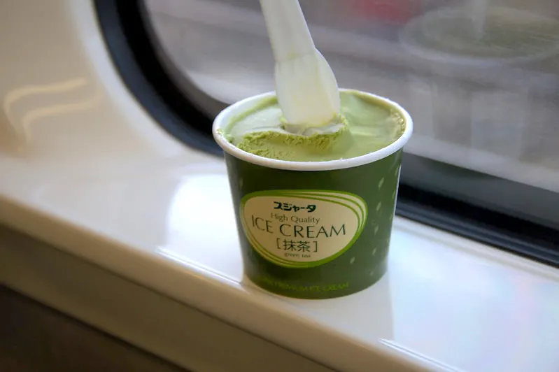 image - green tea icecream by francisco antunes flickr
