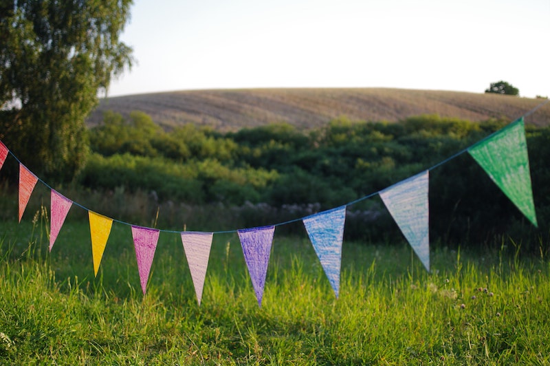 image - rainbow flag bunting by michal-parzuchowski