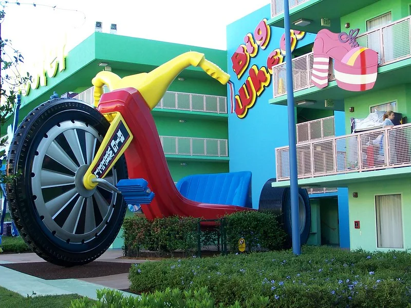 image - big wheel junior trikes at pop century by joel flickr